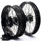 KKE 2.5*19 & 4.25*17 Cush Drive Supermoto Wheels for SUZUKI Dr650se 1996-2021 Black