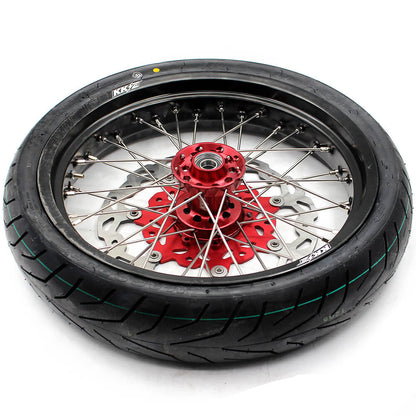 KKE 3.5/4.25*17 Inch Rims Tires For HONDA CRF250R 2014-2025 CRF450R 2013-2025