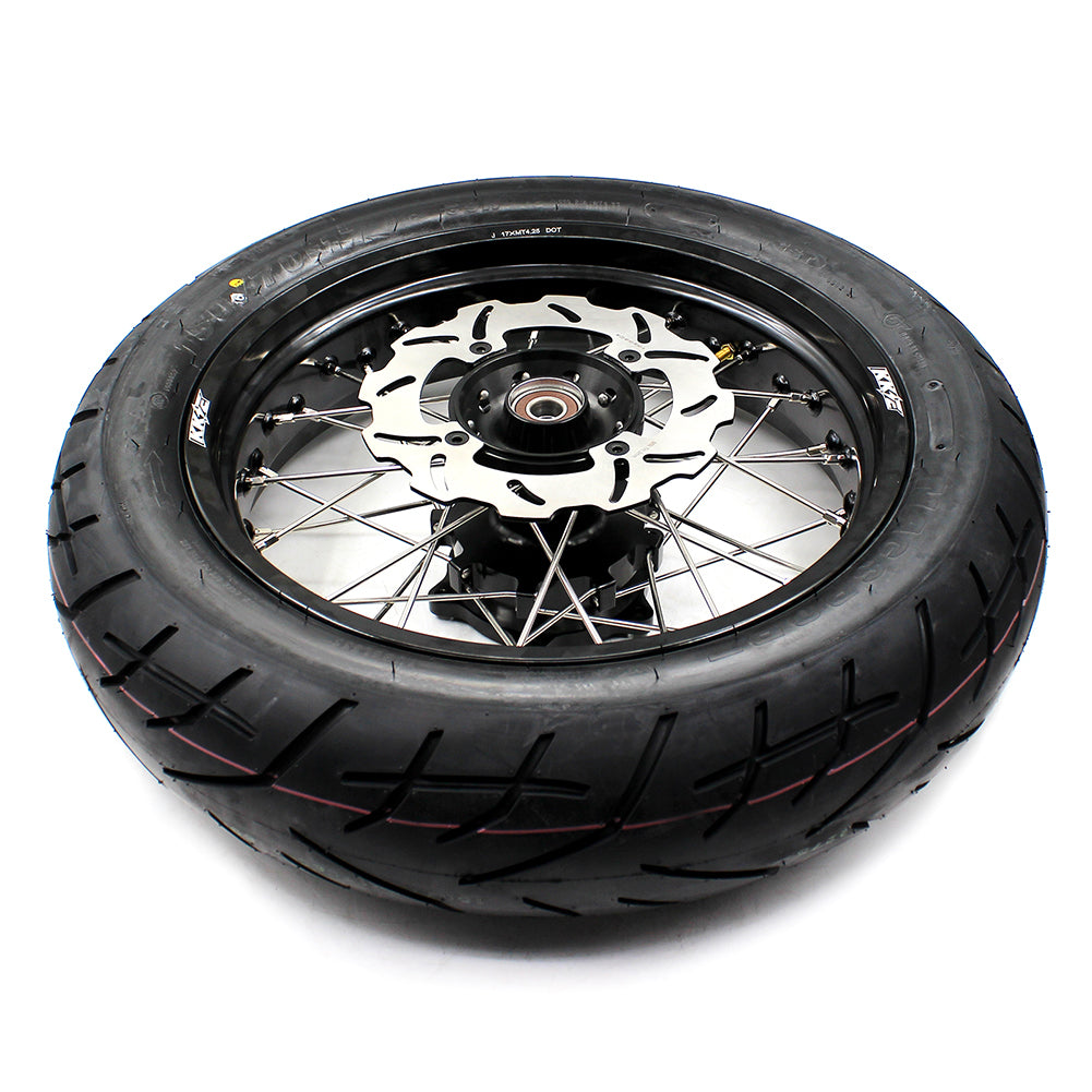 KKE 3.5/4.25*17" Cush Drive Wheels For SUZUKI DR650SE 1996-2021 CST Tires