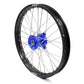 KKE 19 & 16 Spoked Kid's Wheels Rims Set for Kawasaki KX80 KX85 Blue