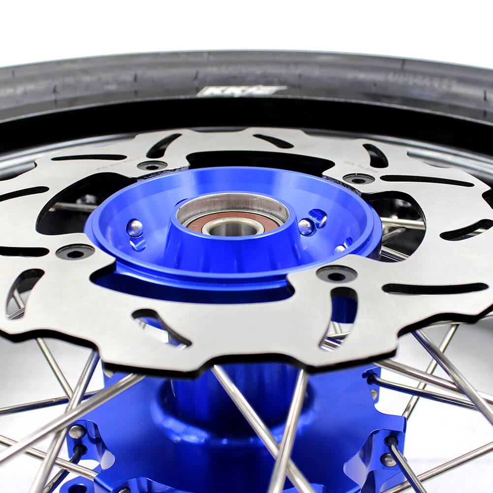 KKE 3.5/4.25*17inch Cush Drive Supermoto Wheels Tires For SUZUKI DR650SE 1996-2021