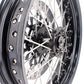 KKE 3.5 & 5.0 17 Inch Wheels for Yamaha WR250F 2001 WR450F 2003-2018 Black
