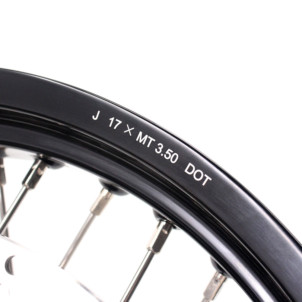 KKE 3.5 & 4.25 Wheels for Yamaha WR250F 2001 WR450F 2003-2018 Black