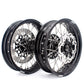 KKE 3.5 & 5.0 17 Inch Wheels for Yamaha WR250F 2001 WR450F 2003-2018 Black