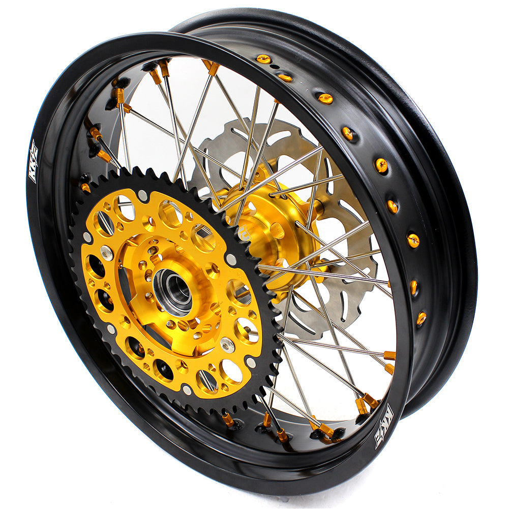 KKE 3.5/4.25*17 Inch Supermoto Wheels For SUZUKI DRZ400SM 2005-2024 CST Tires Rim