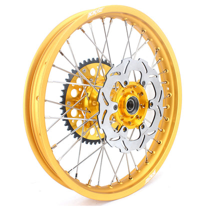 KKE 21 & 19 Wheels Gold Rims For SUZUKI RM125 2001-2007 RM250 2001-2008