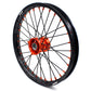 KKE 19"×1.6/16"×1.85 Spoke Kid's Big Wheels Rims Fit KTM SX 85 2003-2020 Orange Nipples & Black Spokes