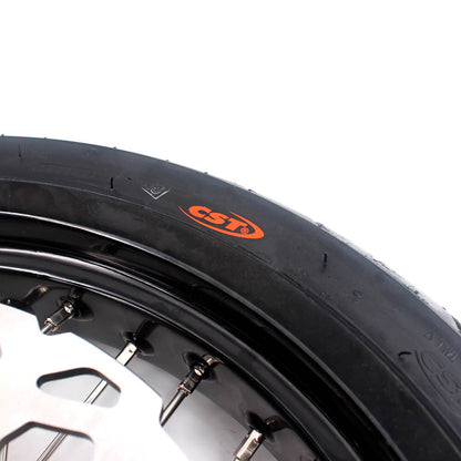 KKE 3.5/4.25*17" Supermoto Wheels For SUZUKI DRZ400SM 2005-2024 CST Tires