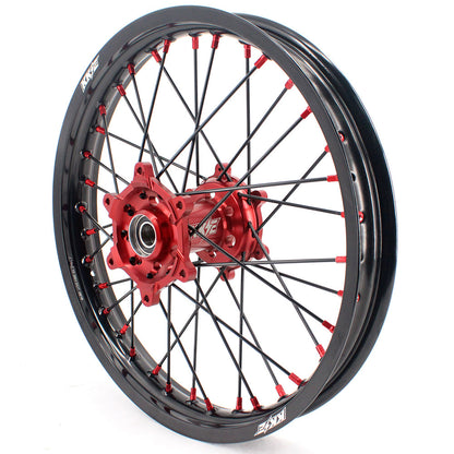 KKE 21 & 19 MX Rims for Suzuki RMZ250 2007-2024 RMZ450 2005-2024 Black Spokes