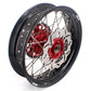 KKE 3.5 & 4.25 Cush Drive Supermoto Rims For HONDA XR650R 2000-2008 Red & Black