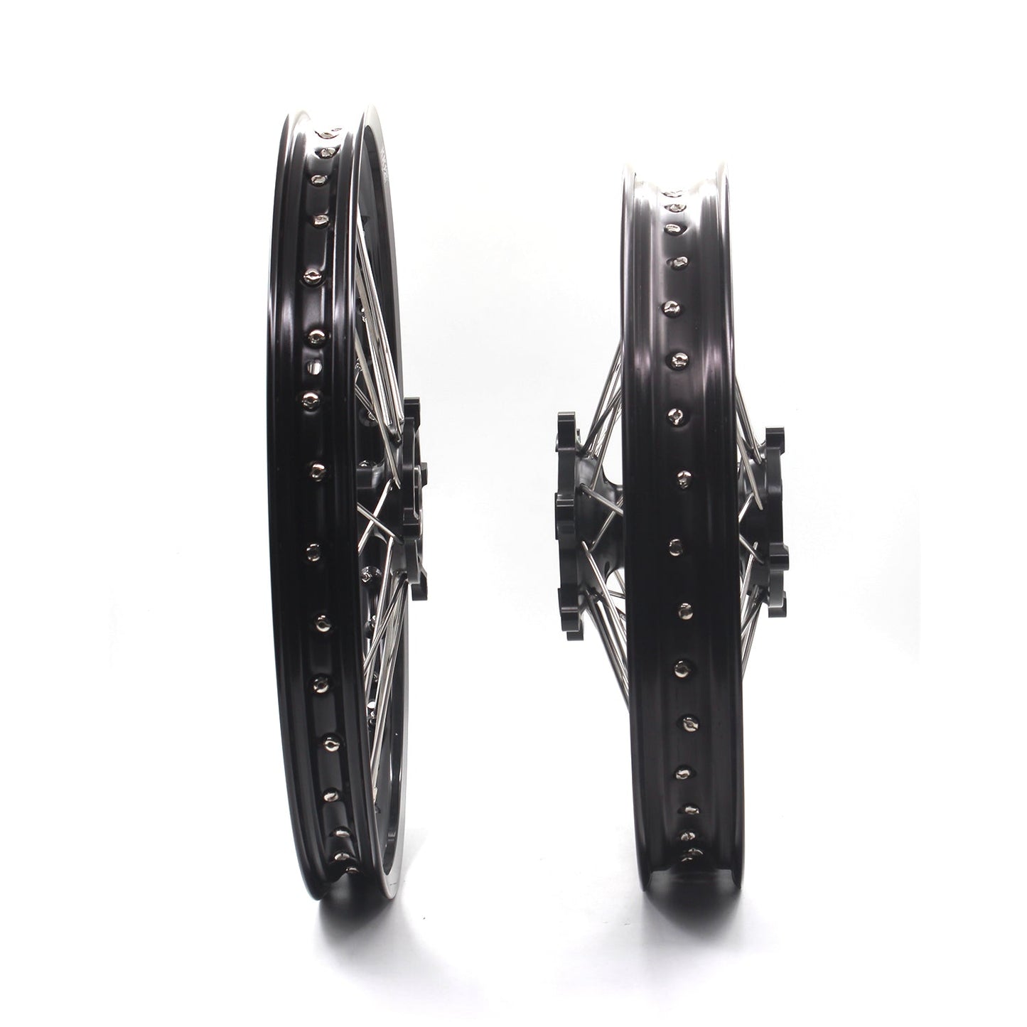 KKE 21 & 18 Enduro Wheels Rims for Husqvarna TE TC FE FC SMR TXC  2000-2013 Red Hubs
