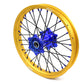 KKE 21"&19" Mx Dirtbike Cast Wheels For YAMAHA YZ125 YZ250 YZ250F YZ450F Gold Rim Black Spokes