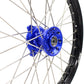 KKE 19 & 16 Spoked Kid's Wheels Rims Set for Kawasaki KX80 KX85 Blue