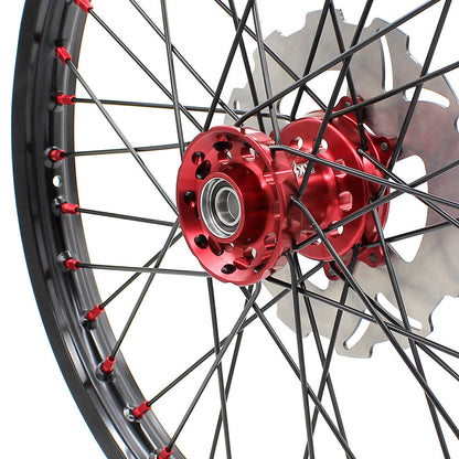 KKE 21in. 19in.  or 21in. 18in. Motorcycle Spoked Wheels Rims For HONDA CRF250R 2004-2013 CRF450R 2002-2012