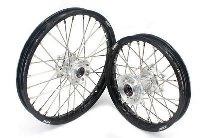 KKE 19"*1.6 & 16"*1.85 Kid's Big Wheels Rims Set Fit KTM SX 85 2021-2024 Silver Hub