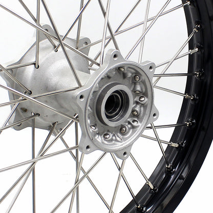 KKE 19*2.15 Cast Rear Wheel Rim For Yamaha YZ125 YZ250 YZ250F YZ450F Silver