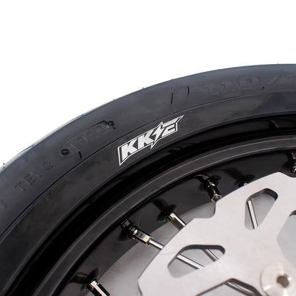 KKE 3.5/4.25*17inch Supermoto Wheels CST Tires For SUZUKI DRZ400 DRZ400E DRZ400S