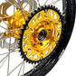 KKE 21 & 19 Wheels for Suzuki RMZ250 2007 RMZ450 2005-2024 Gold&Black