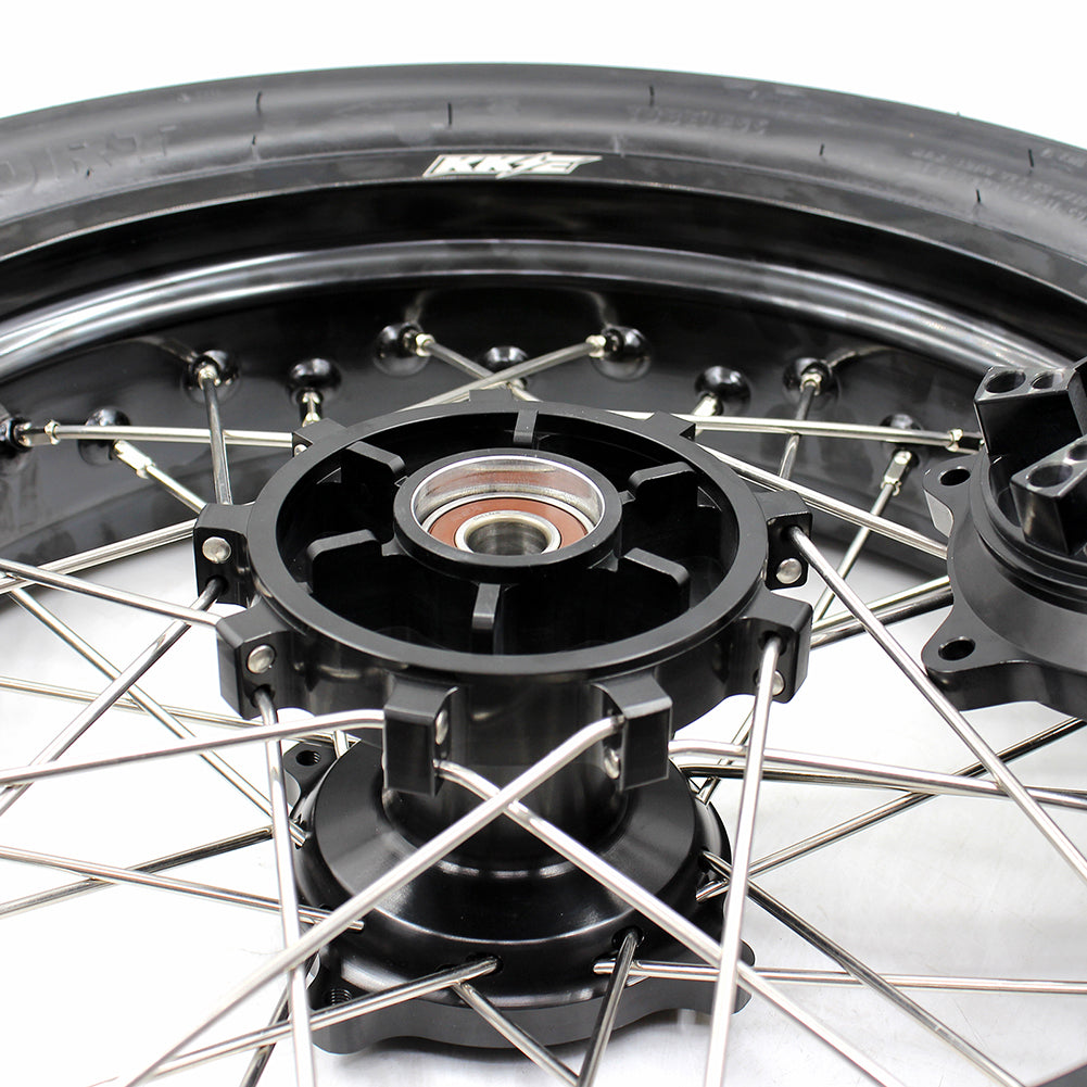 KKE 3.5/4.25*17" Cush Drive Wheels For SUZUKI DR650SE 1996-2021 CST Tires
