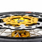 KKE 3.5 & 4.25*17inch Supermoto Rims Tires for SUZUKI RMZ250 2007-2024 RMZ450 2005-2024 Gold