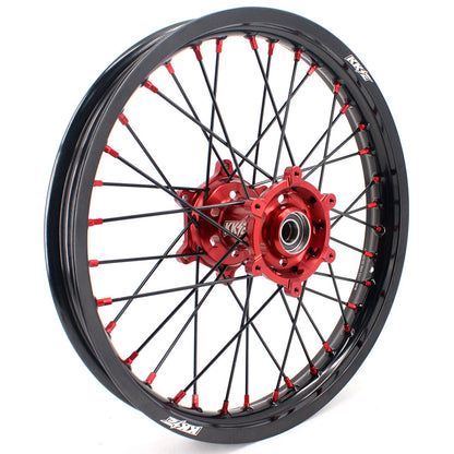 KKE 21 & 19 MX Rims for Suzuki RMZ250 2007-2024 RMZ450 2005-2024 Black Spokes