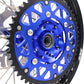KKE 21 & 18 Enduro Wheels for YAMAHA WR250F 2017-2018 WR450F 2016-2018 Blue&Black  270mm Disc