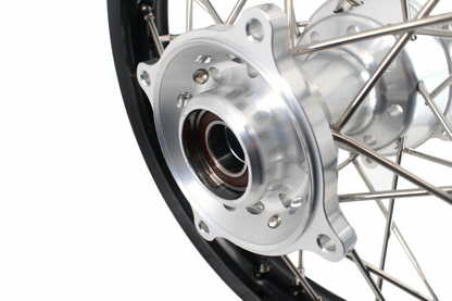 KKE 19"*1.6 & 16"*1.85 Kid's Big Wheels Rims Set Fit KTM SX 85 2021-2024 Silver Hub