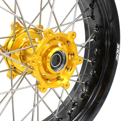 KKE 17Inch Supermoto Dirtbike Wheels For SUZUKI DRZ400SM 2005-2024