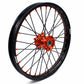 KKE 19"×1.6/16"×1.85 Spoke Kid's Big Wheels Rims Fit KTM SX 85 2003-2020 Orange Nipples & Black Spokes