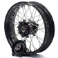 KKE 2.5*19 & 4.25*17 Cush Drive Supermoto Wheels for SUZUKI Dr650se 1996-2021 Black