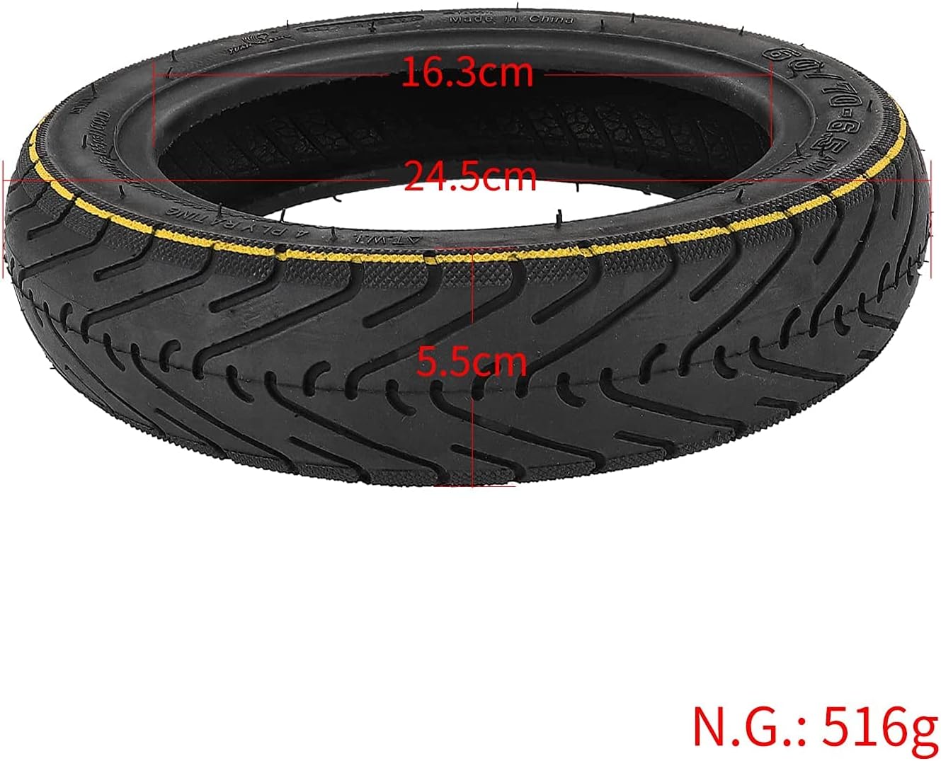 Tubeless Tire 60/70-6.5 - For Ninebot G30 Max Scooter