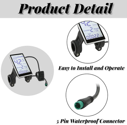Universal LCD Display for Electric Bikes