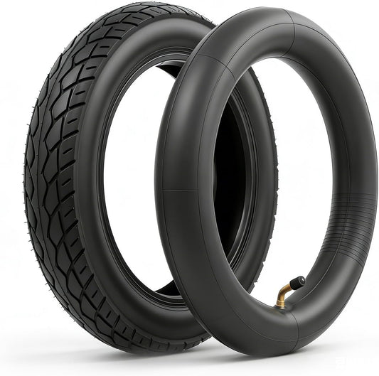 12-1/2 x2-1/4 Tire and Inner Tube Set with Angled Valve Stem