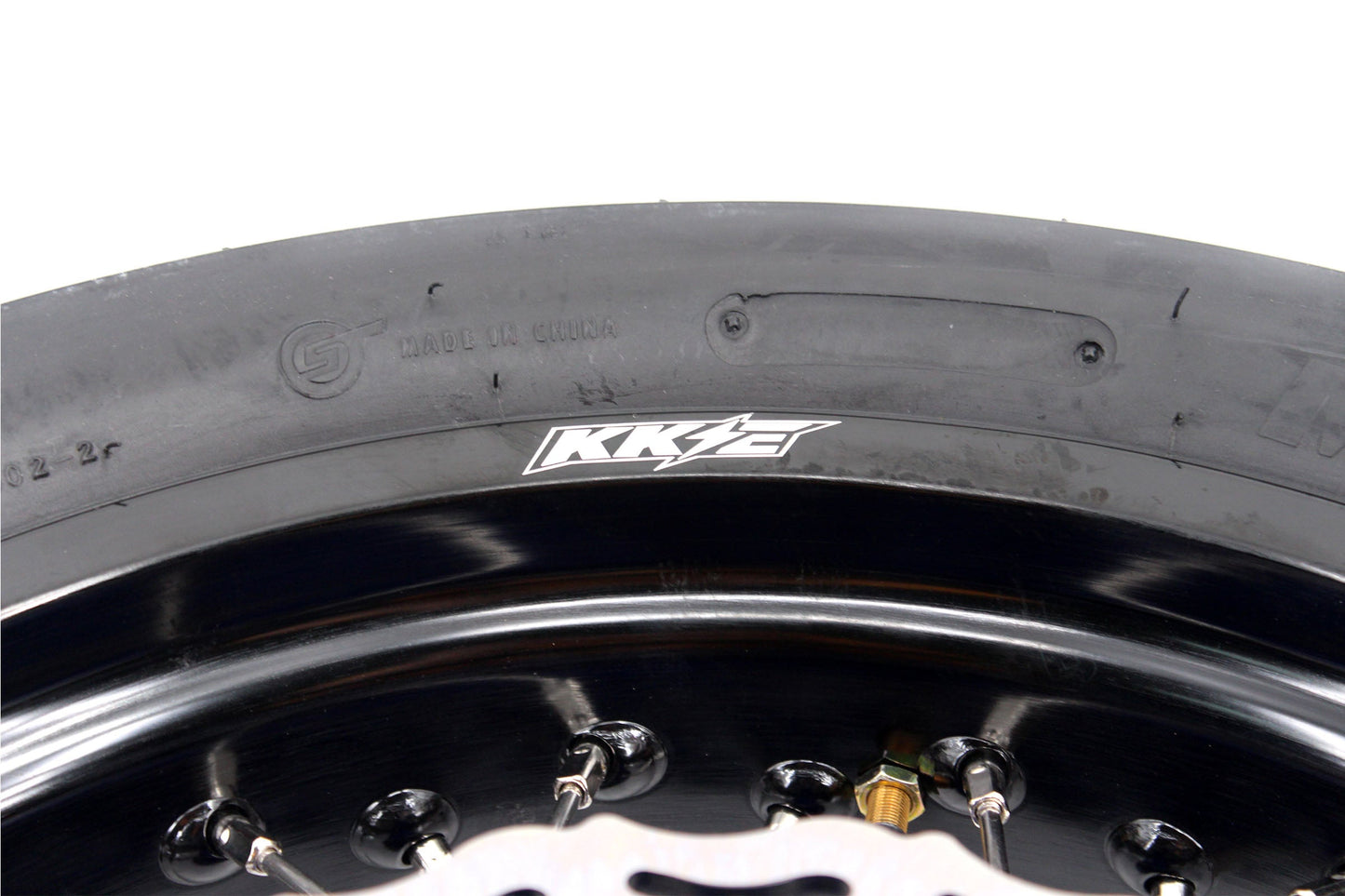KKE 3.5/4.25*17inch Cush Drive Rims Tires For YAMAHA WR250F 2001-2019 WR450F 2003-2018 Blue Hub