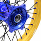 KKE 21"&19" Mx Dirtbike Cast Wheels For YAMAHA YZ125 YZ250 YZ250F YZ450F Gold Rim Black Spokes