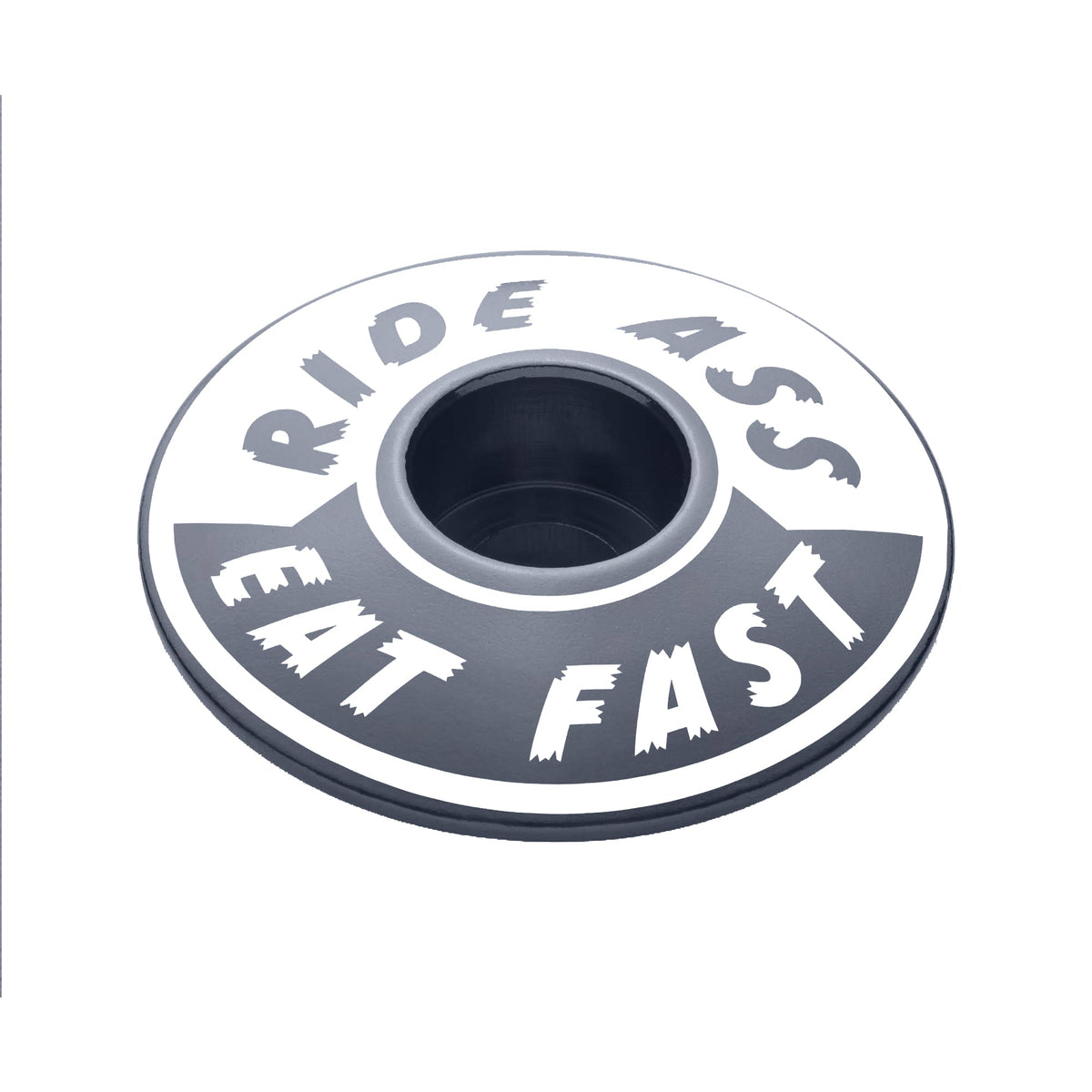 Ride Ass Eat Fast Bicycle Headset Cap