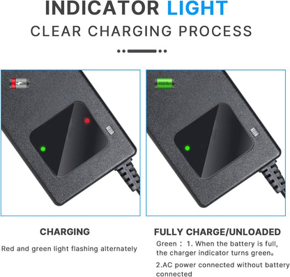 42V 2A Lithium Battery Charger For 36v 10s Li-ion Battery
