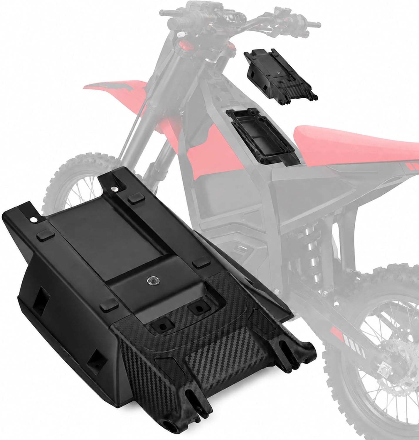 Upper Battery Cover for Electric Dirt Bike Yozma in 10/Pro