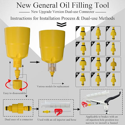 Universal Bicycle Hydraulic Disc Brake Bleed Kit