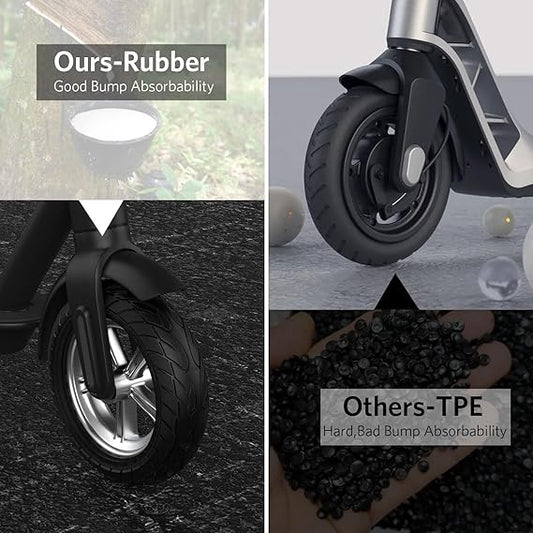 10x2.125 Solid Rubber Scooter Tire Tire for Gotrax G4 Xr V2 Ninebot F25 F65 Hiboy S2 Pro