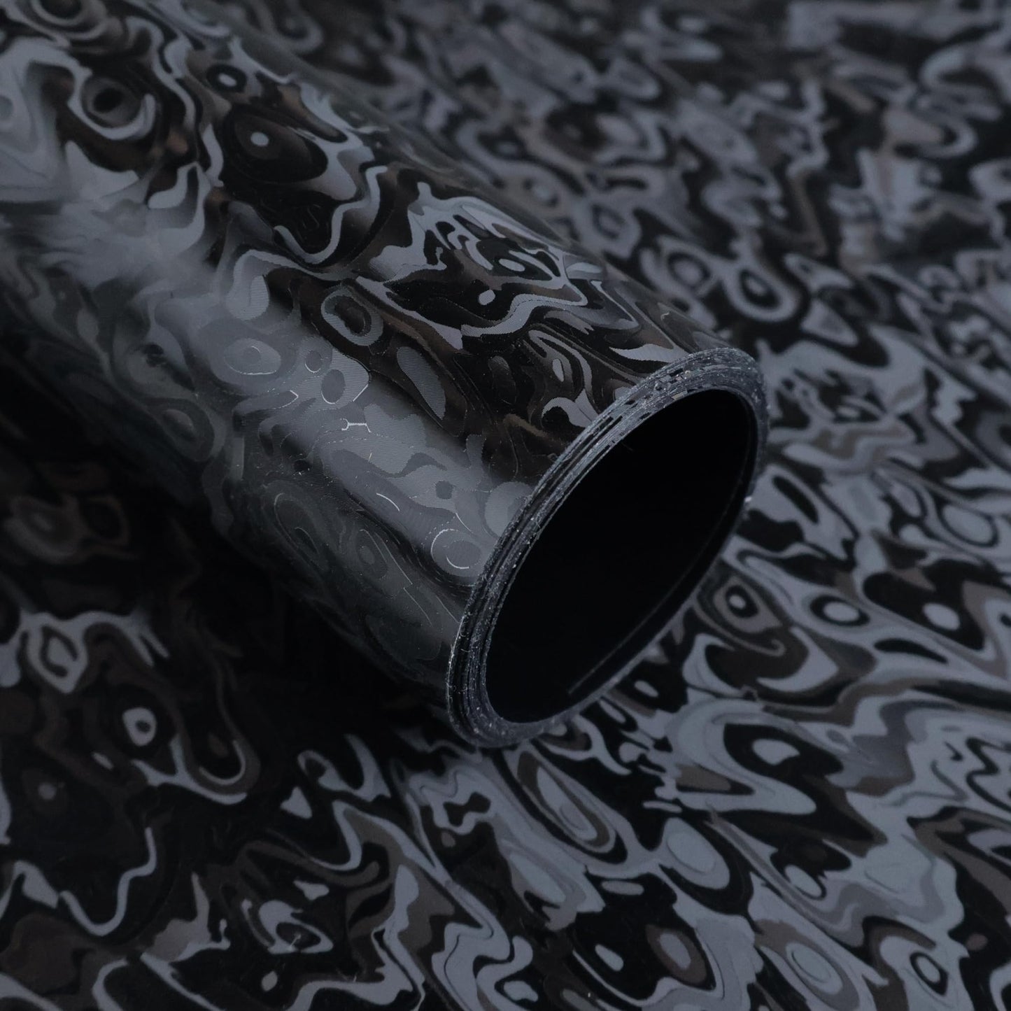 Forged Composite Carbon Vinyl Battery/ Plastics Wrap Roll (1.49ft x 5ft, Black)
