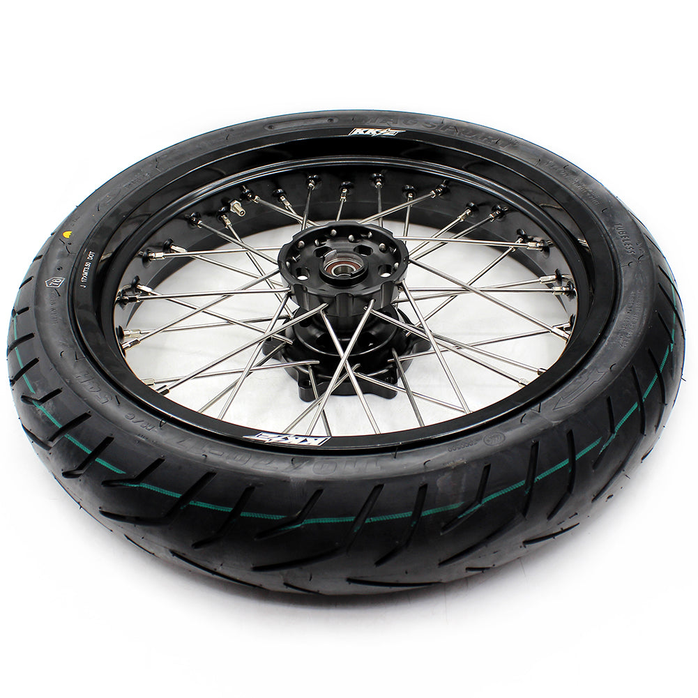 KKE 3.5/4.25*17" Cush Drive Wheels For SUZUKI DR650SE 1996-2021 CST Tires