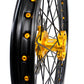 KKE 21 & 19 MX Wheels Rims for SUZUKI RMZ250 2007-2024 RMZ450 2005-2024 Black Spokes