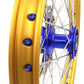 KKE 21"&18" Enduro Dirtbike Casting Wheels For YAMAHA YZ125 YZ250 1999-2016 YZ250F YZ450F 2003-2015 Gold Rim With Disc