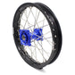 KKE 19 & 16 Spoked Kid's Wheels Rims Set for Kawasaki KX80 KX85 Blue
