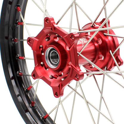 KKE 21" 19" or 21" 18" Spoke Wheels Rims For HONDA CRF250R 2004-2013 CRF450R 2002-2012