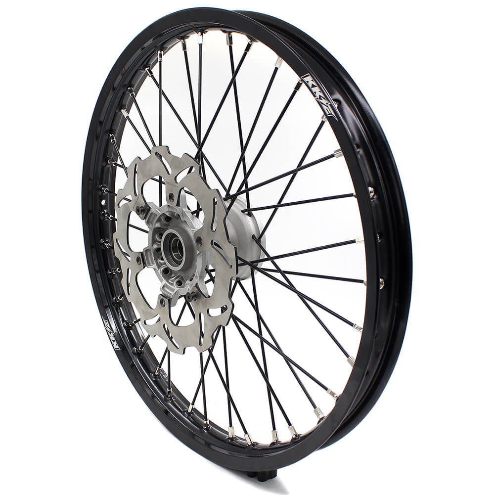 KKE 21 & 19 Casting MX Wheels for YAMAHA YZ250F 2001-2021 YZ450F 2003 Silver