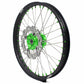 KKE 21 & 19 Wheels for Kawasaki KX125 KX250 2003-2005 Green Nipple Discs