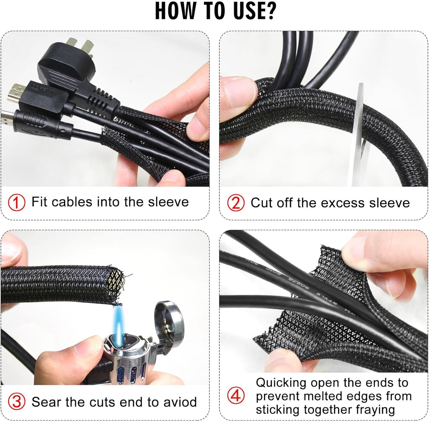 E-Bike & E-Moto Cable Management Sleeve