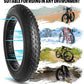 Fat Bike Replacement Tire: 20x4.0 Inch Puncture Resistant Folding MTB Bicycle Tire, 1 tire
